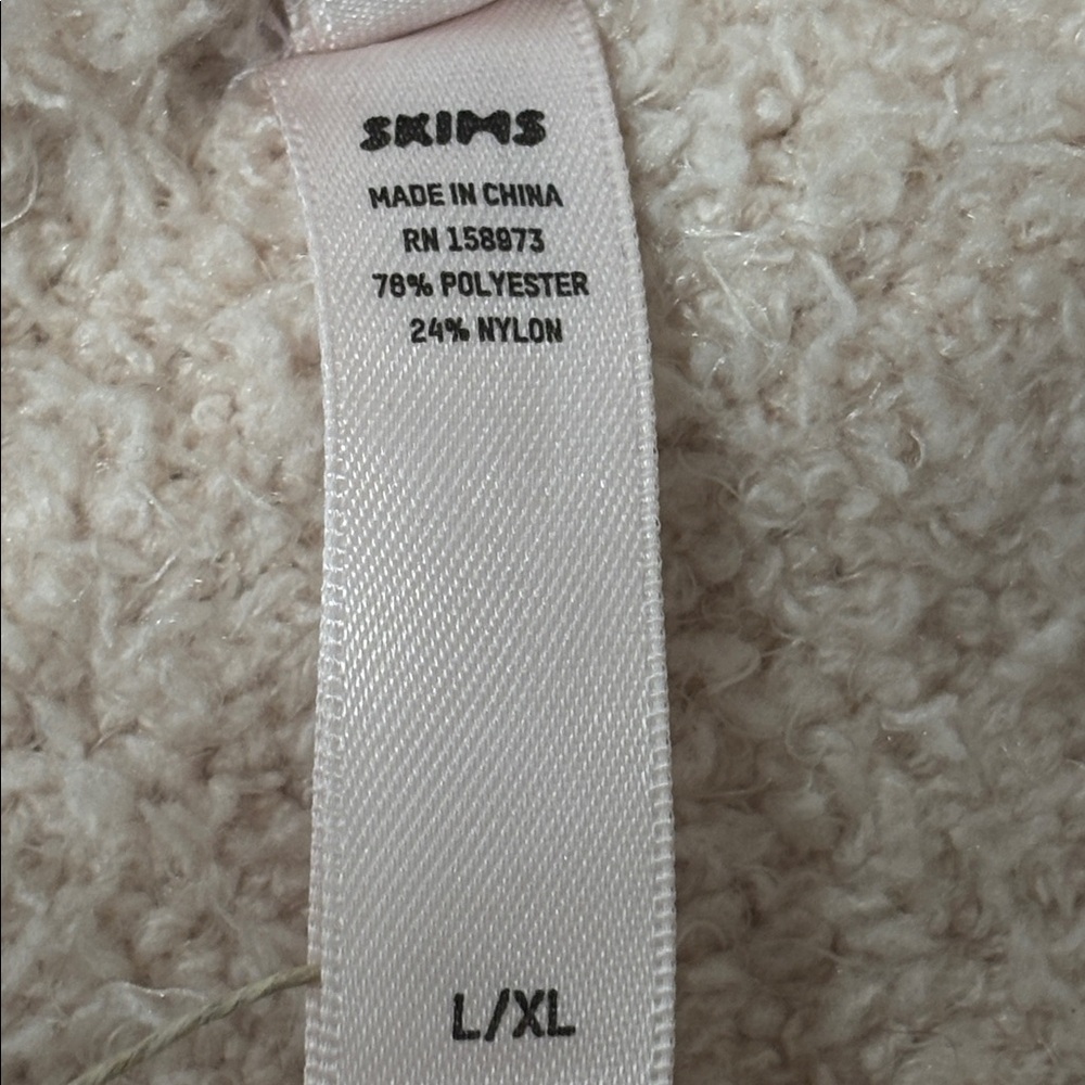 NWT SKIMS Cozy Knit Robe Soft Plush Wrap Cardigan Lounge — L/XL - Picture 9 of 9